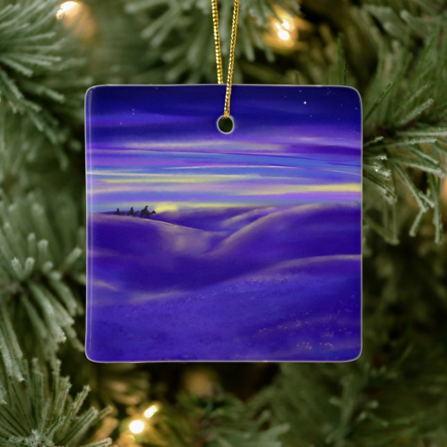 Tre Kung-Personliger Julgransprydnad Keramik (Träd)