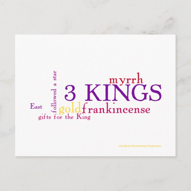 Tre Kung Vykort (Framsida)