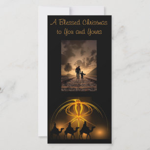 Tre Kungar ditt foto och Hälsning Julkort