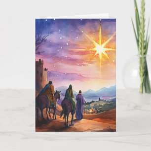 Tre Kungar efter stjärnans vattenfärgsscen Kort