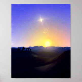 Tre Kungar kommer att skriva ut julklapp Poster