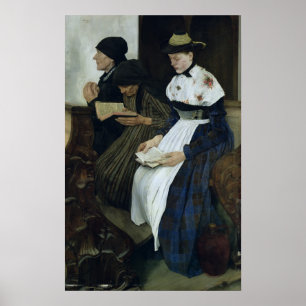 Tre kvinnor i kyrkan, 1882 poster