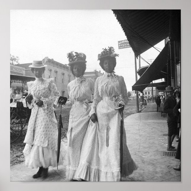 Tre kvinnor i Marshall Texas Poster (Framsidan)