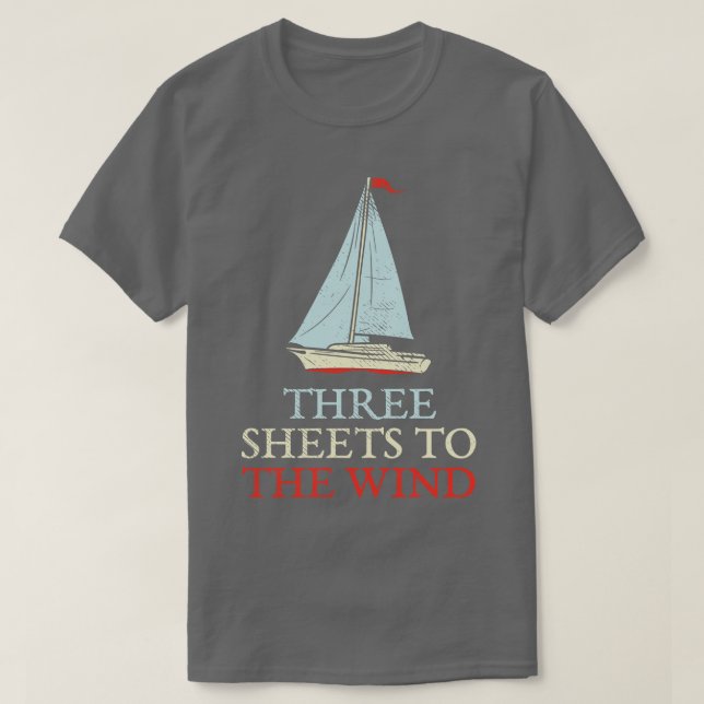 Tre Lakan till Vinden T Shirt (Design framsida)