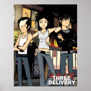 Tre leveransgrupper Poster