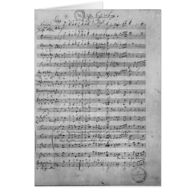 Tre Lieder Hälsningskort (Framsidan)