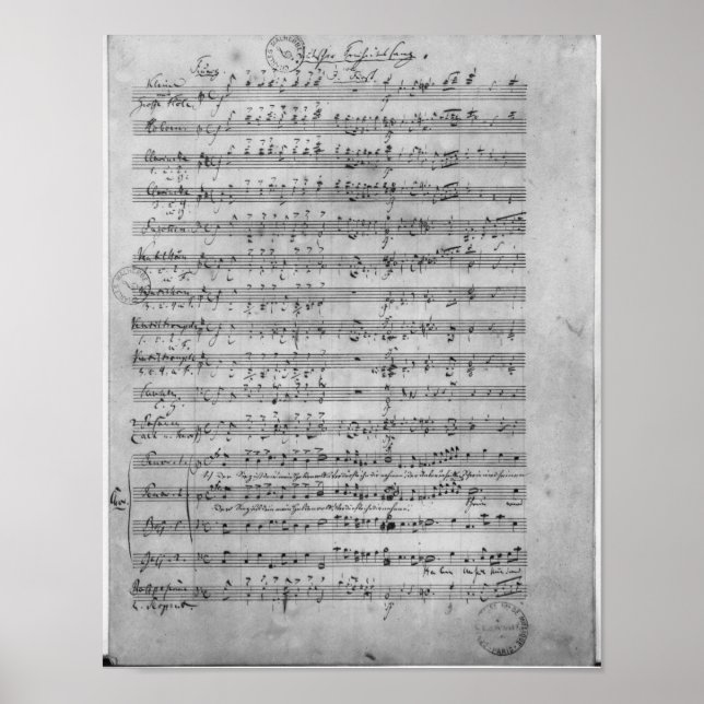 Tre Lieder Poster (Framsidan)