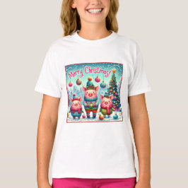 Tre lilla julafton Grisar T Shirt
