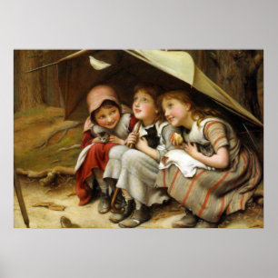 "Tre lille Kittens" Poster