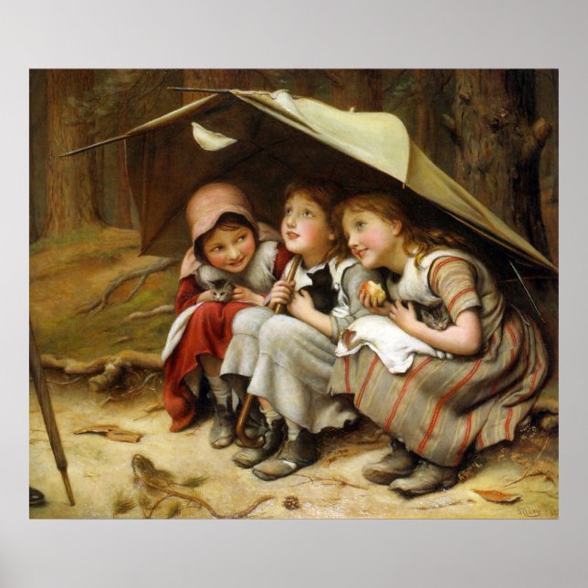 Tre lille Kittens Poster (Framsidan)