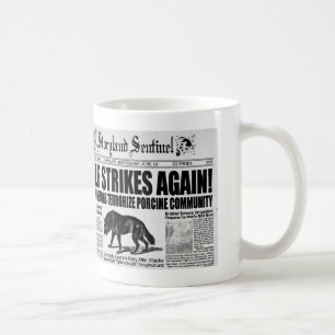 Tre lite grisar kaffemugg
