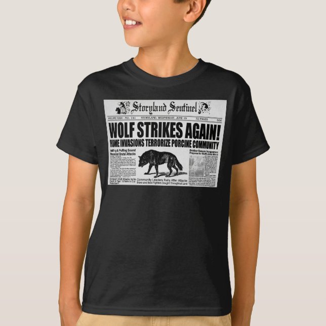 Tre lite grisar t-shirt (Framsida)