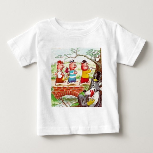 Tre lite grisar tee shirt (Framsida)