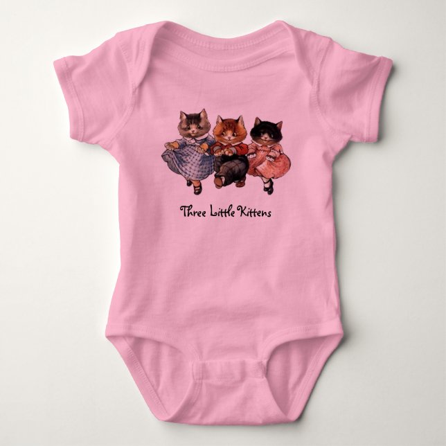 Tre lite kattungar tee shirt (Framsida)