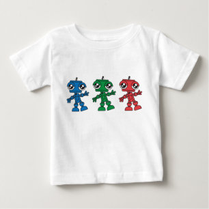 Tre lite robotar t shirt