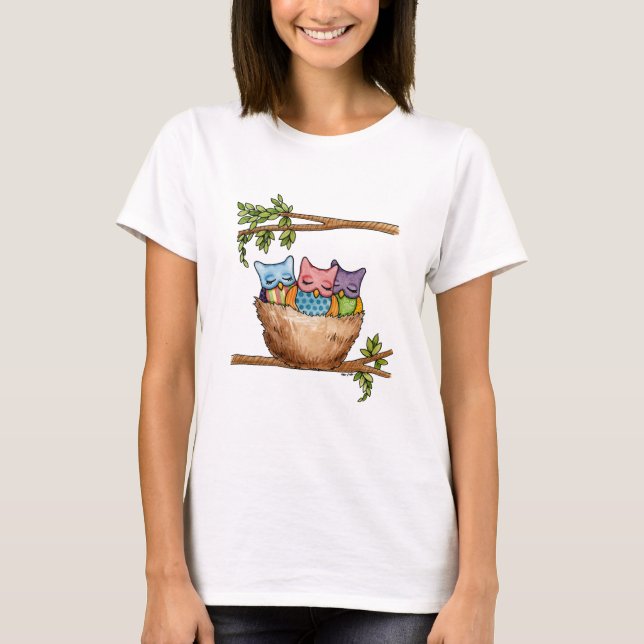 tre lite uggladam tshirt tee shirt (Framsida)