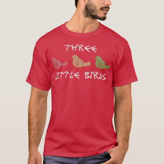 Tre Little Birds Afrika Music Reggae Rasta 3 T Shirt