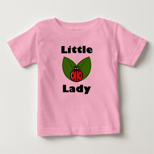 Tre Little Ladybugs - Baby Bra Jersey T-Shirt (Framsida)