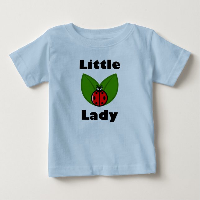 Tre Little Ladybugs - Baby Bra Jersey T-Shirt (Framsida)