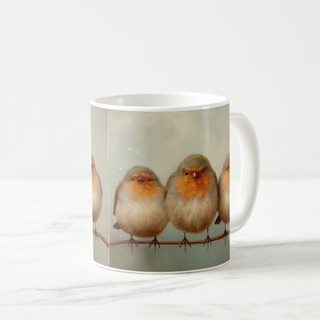 Tre Little Robins Mugg (Framsida höger)