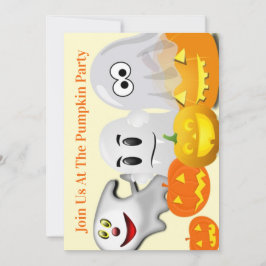 Tre Little Spöken Inbjudningar