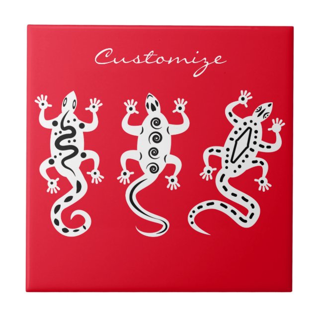 Tre Lizards Thunder_Cove Southwest Stil Kakelplatta (Framsidan)