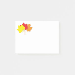 Tre löv post-it block