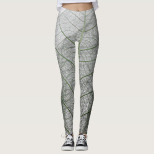 Tre löv-skelett leggings