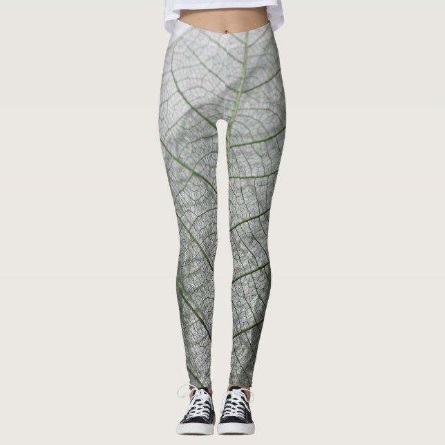 Tre löv-skelett leggings (Framsida)