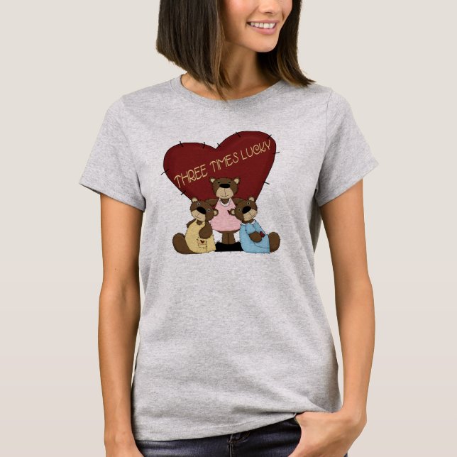 Tre lyckliga tider t-shirt (Framsida)