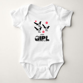 Tre magpier baby lilla karddräkt västar rosa tee shirt
