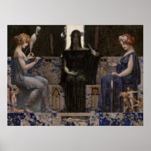Tre mål av Alois Delug Poster