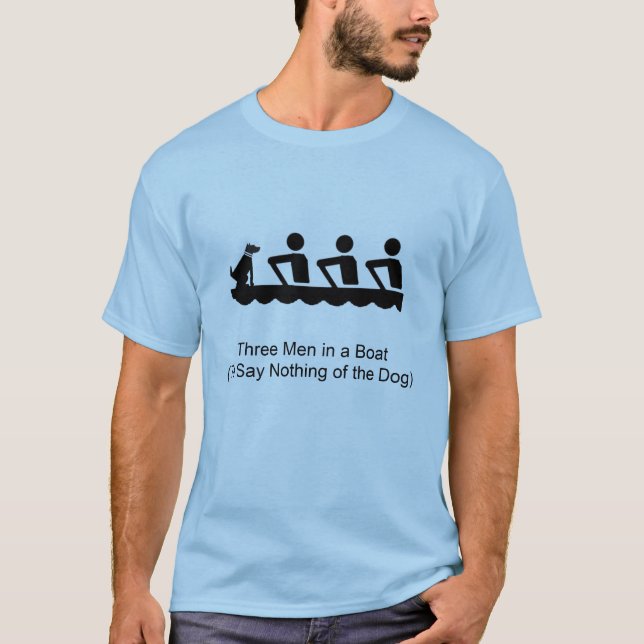 Tre manar i ett fartyg tee shirt (Framsida)