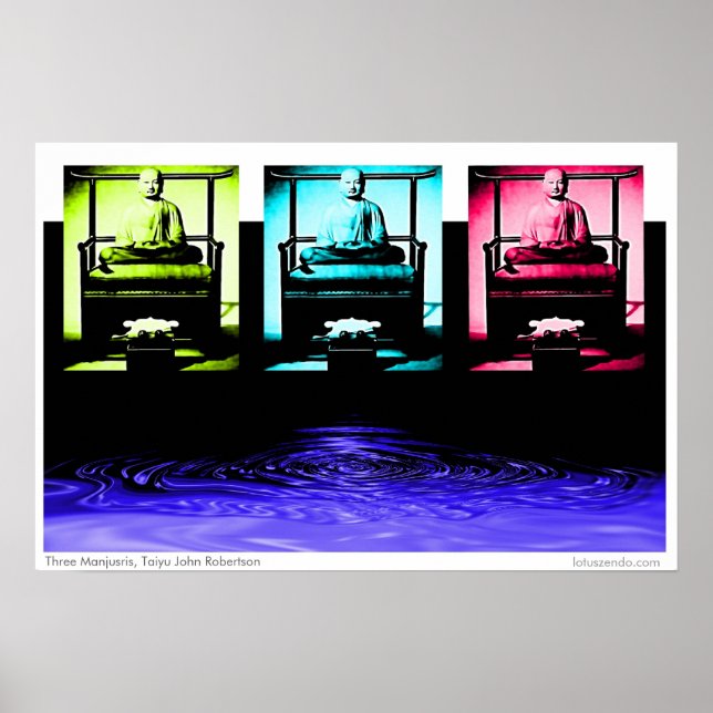tre manjusris poster (Framsidan)