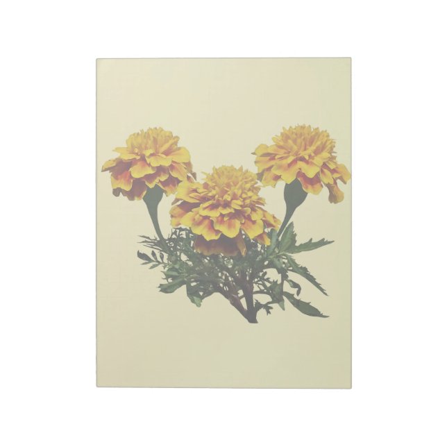 Tre Marigolds Anteckningsblock (Roterad)