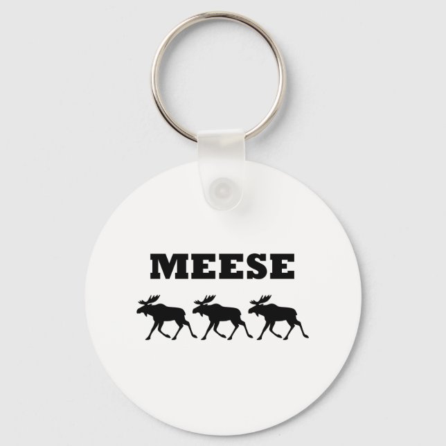 Tre Meese Funny Nyckelring (Framsida)