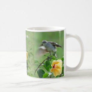 Tre Mockingbird Flowers Mugg