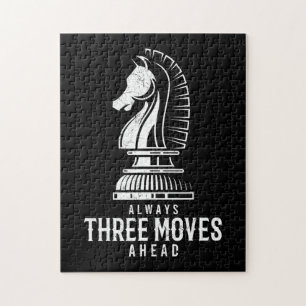Tre moder innan jag schack Matt Game Chess Biet Pussel