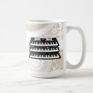 Tre moderna tangentbord: Synt: Kaffemugg
