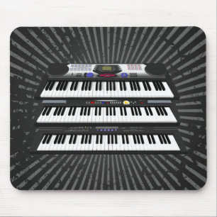 Tre moderna tangentbord: Synt: Mousepad Musmatta