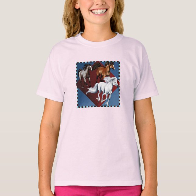 Tre Mustangs T-Shirt (Framsida)