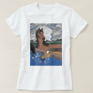 Tre nätt hästar tee