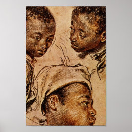 Tre Negro Boys Poster