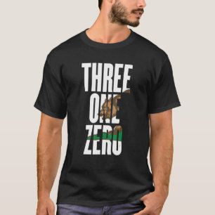 Tre nollkod 310 Los Angeles Kalifornien T Shirt