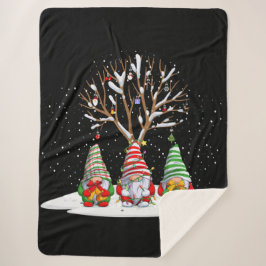 Tre nordliga nomader och deras Julgran