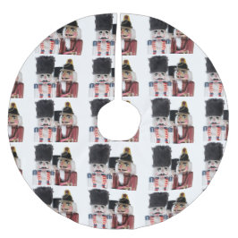 Tre nötskal julgransmatta borstad polyester