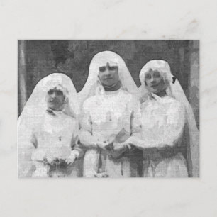 Tre nunnor vykort
