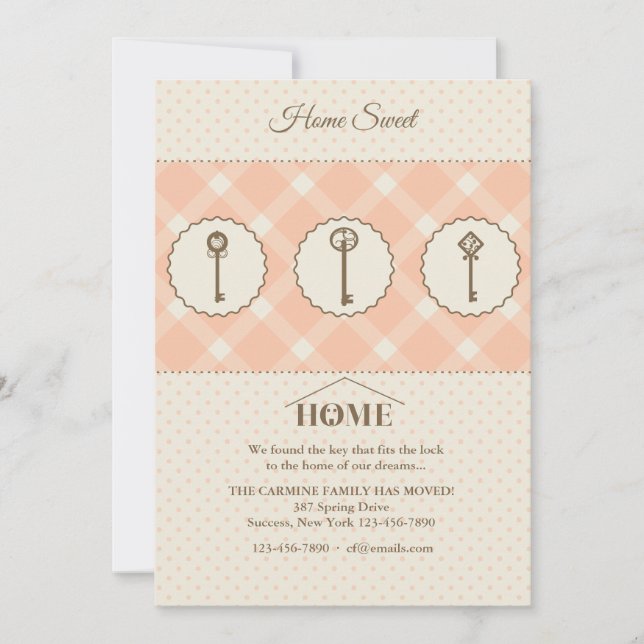 Tre Nycklar Flytta Meddelande (Framsida)