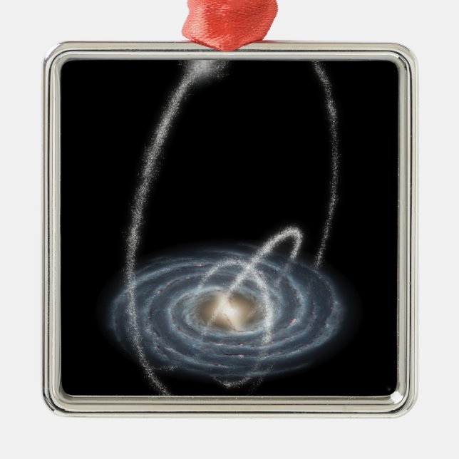 Tre nyligen upptäckta strömmar julgransprydnad metall (Framsidan)