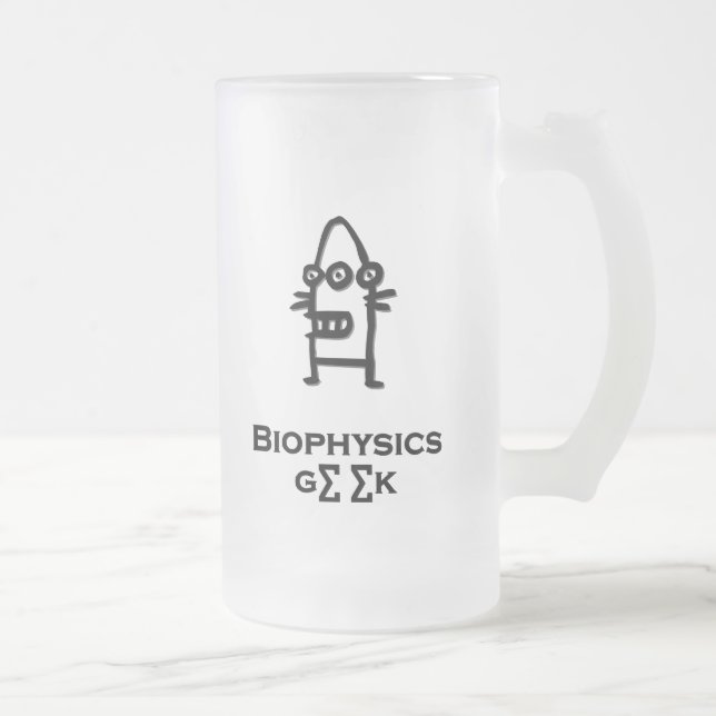 Tre Öga Bot Biophysics Geek Frostat Ölglas (Höger)